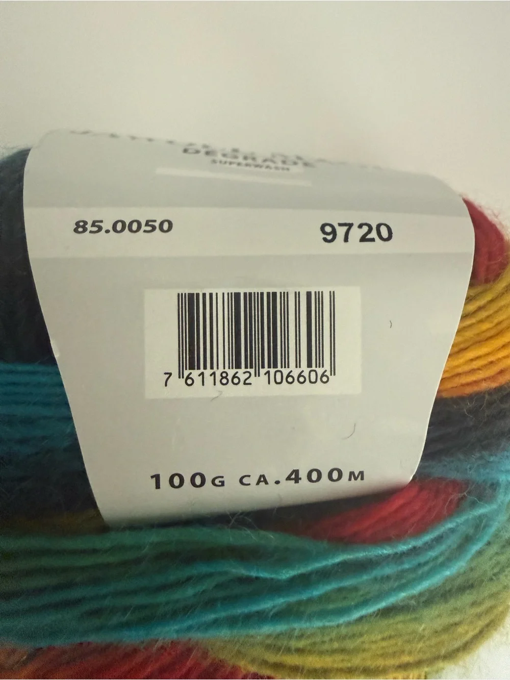 Lang Yarns Jawoll Magic Dégradé Superwash Multicolor Yarn - 9720 Color